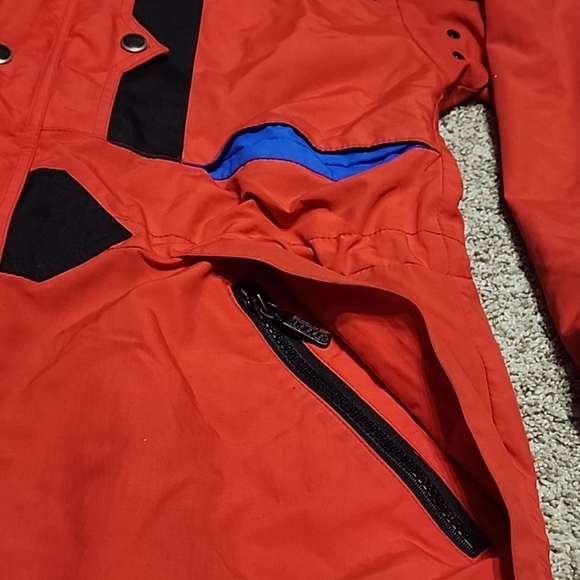 Roffe Challenge System-z ski jacket Ultrex Men’s Medium Size Red Made In USA - Picture 8 of 16